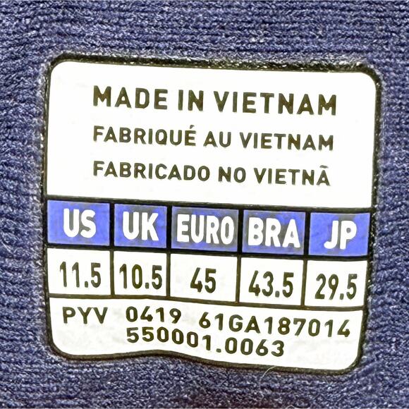 Mizuno Wave Exceed Tour 3 AC Mens Size 11.5 Tennis Pickleball Shoes White Navy - Picture 9 of 9